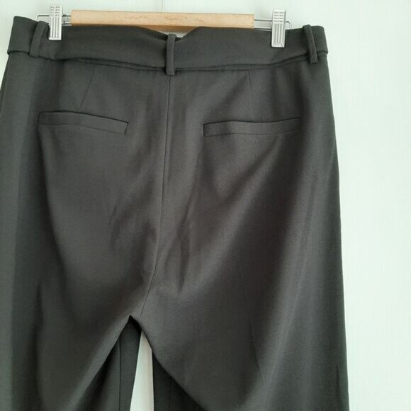 THEORY | Sash Tie Pant New Drape Trousers w Belt Black Sz 8 - Picture 13 of 16